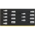BANDEJA TCS C/ JGO. DE BOCAS DE LLAVE DE VASO 1/2" TCS 54/54X/16