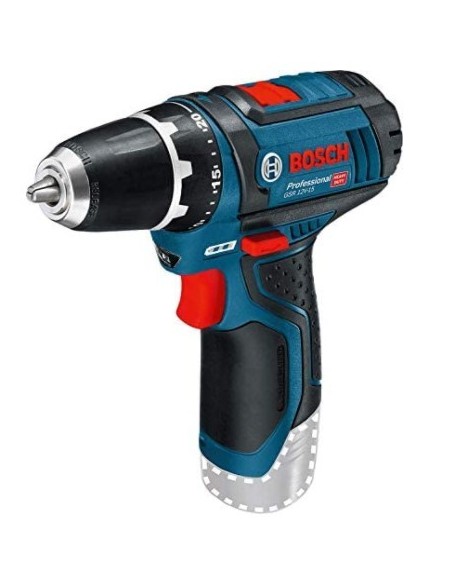 ATORNILLADOR GSR 12V-15 2 BAT 2.0AH + 10 ACCESORIOS + MALETIN CASE