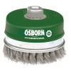 CEPILLO TAZA INOX DE ALAMBRE TRENZADO M14 Y FILAMENTO Ø 0.35 MM (100X(25+25) )