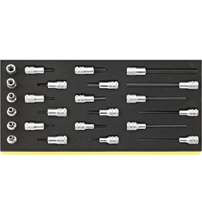 BANDEJA TCS CON BOCAS DE LLAVE DE VASO 3/8" TCS 49/1049/2049/45TX/49TX
