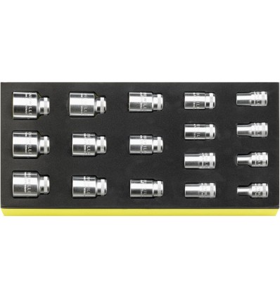 BANDEJA TCS C/ JGO. DE BOCAS DE LLAVE DE VASO 1/2" TCS 50A/17
