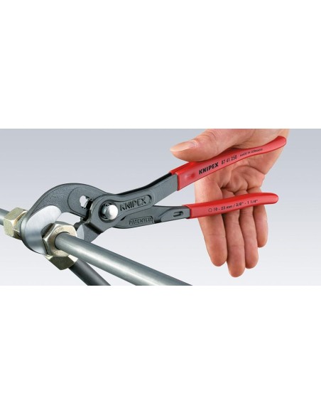 LLAVE MULTIPLE AJUSTABLE CON MANGOS DE PLASTICO 250MM