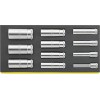 JUEGO DE BOCAS DE LLAVE DE VASO 1/2" - LARGAS - TCS 51/11