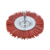 CEPILLO CIRCULAR FILAMENTO ABRASIVO CON VASTAGO DE 6 MM Y FILAMENTO DE Ø 0.90 MM