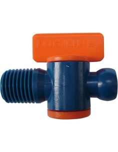 LLAVE CIERRE 2 PIEZAS PARA TUBO REFRIGERANTE 1/4 PULGADAS ROSCA MACHO NPT
