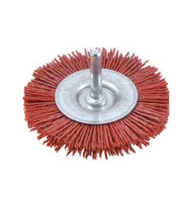CEPILLO CIRCULAR FILAMENTO ABRASIVO CON VASTAGO DE 6 MM Y FILAMENTO DE Ø 1.10 MM