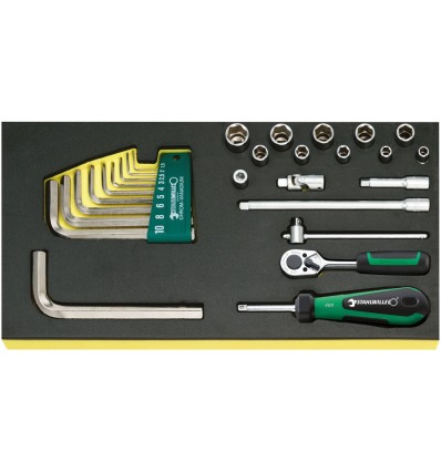 BANDEJA TCS C/ JUEGO HERRAMIENTAS DE ACCIONAMIENTO TCS 1/4"+10760CV