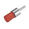 CEPILLO PINCEL FILAMENTO ABRASIVO VASTAGO 6MM Ø 1.10MM Y GANO 80 ROJO (25X30)