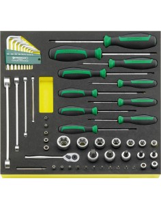 JUEGO HERRAMIENTAS. SISTEMA BANDEJAS TOOL CONTROL TCS TX/57 MF N