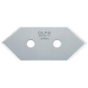 PACK DE 5 CUCHILLAS CORTE 45º 49X20X0,3 MM PLATEADAS