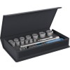 JUEGO VASO LLAVE DE VASO TC 19-MU-10 EN BOLSA TEXTIL PERFIL C 1/2 PULGADAS