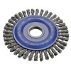 CEPILLO CIRCULAR ACERO DE ALAMBRE TRENZADO ESPECIAL SOLDADURA CON AGUJERO 22,2 M