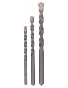 JUEGO 3 BROCAS 5-6-8MM PARED Y HORMIGON CYL-3