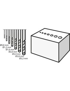 DREMEL 628 SET 7 BROCAS 2615062832