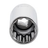 Llave de vaso cuadradillo 1/4" larga bi-hexagonal mod A6800DM