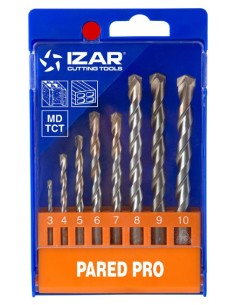 JUEGO BROCAS PARED PROFESIONAL 8-UDS. 3-10 1487