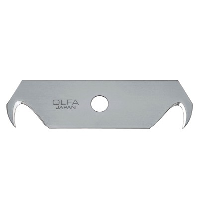 PACK DE 5 CUCHILLAS-GANCHO 64X17,5X0,4 MM PLATEADAS