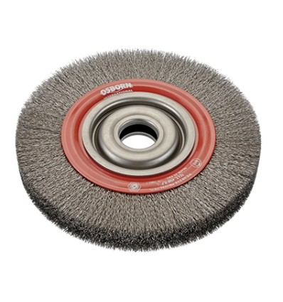 CEPILLO CIRCULAR ALAMBRE ONDULADO DE LATON Y AGUJERO MULTIEJE (300X32X70X0,2 MM)
