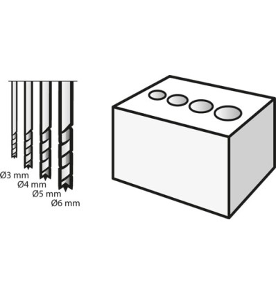 DREMEL 636 SET 4 BROCAS MADERA 26150636JA