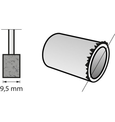 DREMEL 932 PUNTA AMOLAR 9,5 MM 26150932JA