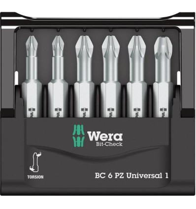 JUEGO PUNTAS BIT-CHECK 6 PZ UNIVERSAL 1