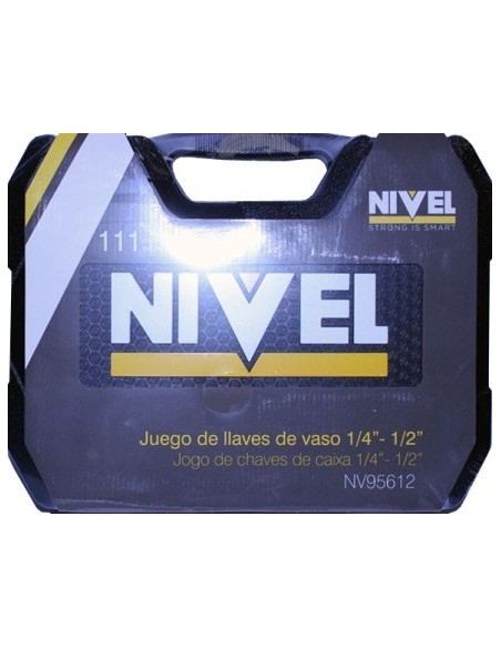 LLAVE VASO HEXAG. 1/2"-1/4" 72 DIENT. C.V. NIVEL 111 PZ