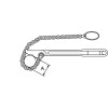 LLAVE DE CADENA REVERSIBLE 4" 300 MM-12"