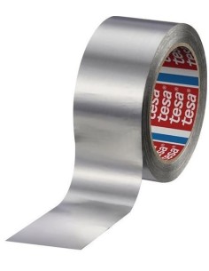 CINTA 50MMX50MT ALUMINIO 50µM 60650 SIN FORRO TESA