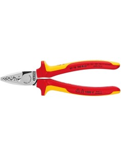 ALICATES VIROLA CABLE VDE MANGO 2 COMPONENTES 180MM 0.25-16QMM