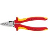 ALICATES VIROLA CABLE VDE MANGO 2 COMPONENTES 180MM 0.25-16QMM