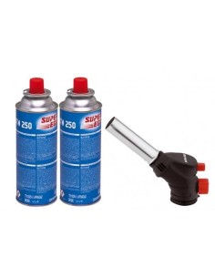 PACK SOPLETE PIEZOELECTRONICO MULTIFIRE SOPLETE + 2 BOTELLAS BTN 250