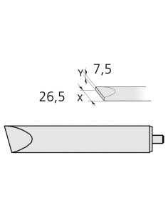 PUNTA 26.5X7.5MM 350D (325S) LARGA DURACION