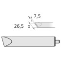 PUNTA 26,5X7,5MM 350D (325S) LARGA DURACION
