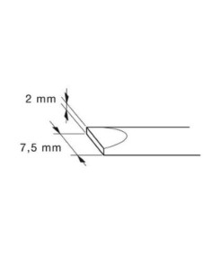 PUNTA 7.5X2MM 50D (50ST) LARGA DURACION