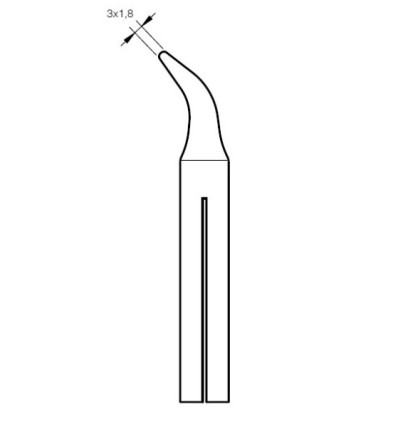 PUNTA 4,5X1,5MM T-55D (65ST) LARGA DURACION