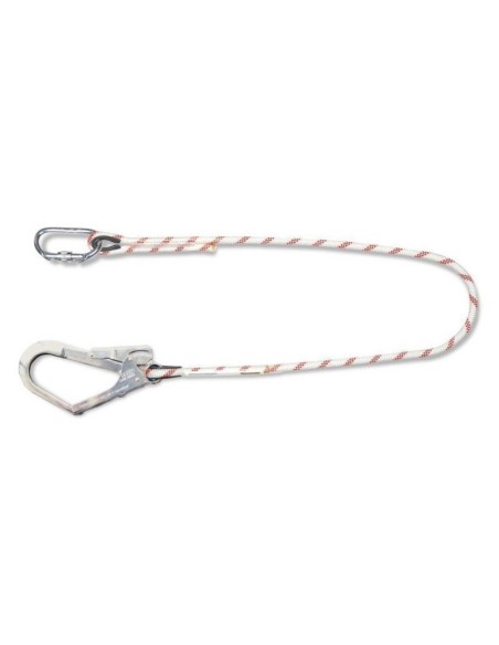 CUERDA SEG 1.5MT 12MM DIAMT CON MOSQUETONES STEELPRO