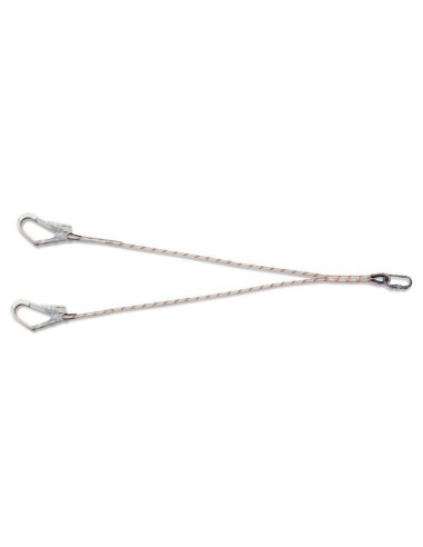 CUERDA SEG 1,5MT 12MM Ø CINTA "Y"/MOSQUETONES STEELPRO