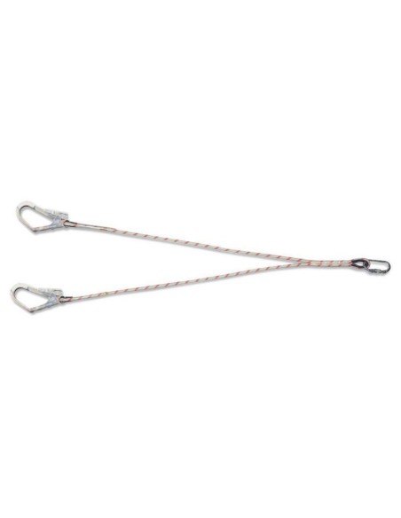 CUERDA SEG 1,5MT 12MM Ø CINTA "Y"/MOSQUETONES STEELPRO