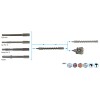 ADAPTADOR CON ROSCA RATIO (SISTEMA MODULAR MEGADRILL) DE 250 MM Y MANGO HITACHI/