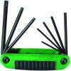 JUEGO 8 LLAVES TORX NAVAJA T8-T40