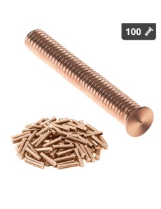 PERNO SOLDAR COBREADO 4X10 (100 UDS)