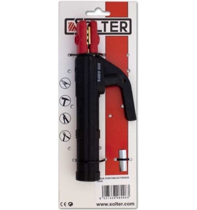 PINZA SOLD 200A PORTA ELECTRODOS SOLTER