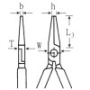 ALICATE ELECTRONICO DE PINZA CURVA 6536 5 160