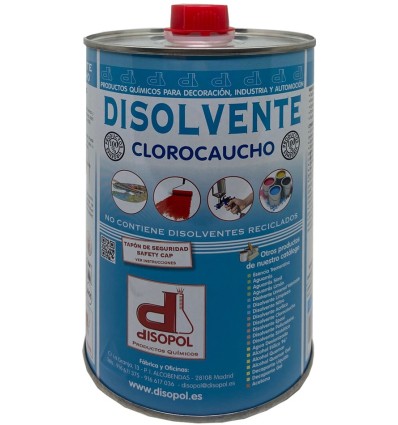 DISOLVENTE CLOROCAUCHO 1 LT ENVASE METALICO