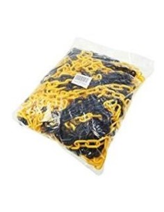 BOLSA 25 METROS CADENA PLASTICO 7.5 MM AM/NE