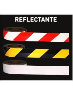 ROLLO CINTA REFLECTANTE ADHESIVA BLANCA 5CM X 46MT