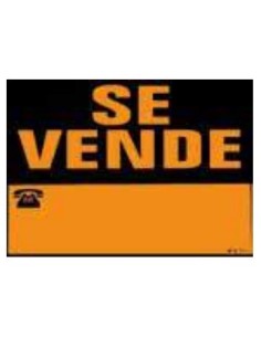 CARTEL PVC FLUORESCENTE SE VENDE C/OJALES 0242