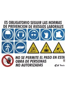 CARTEL PVC 50X70 COMBINADO 0390