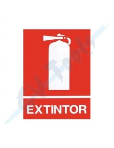 SEÑAL ADHESIVA 11X15 EXTINTOR 8201