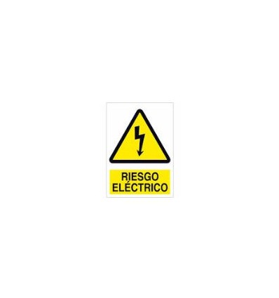 SEÑAL ADHESIVA 6X8 RIESGO ELECTRICO